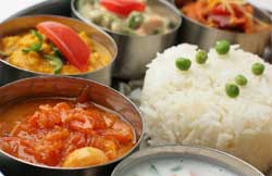Vegetarian Thali, Marigold Restaurant